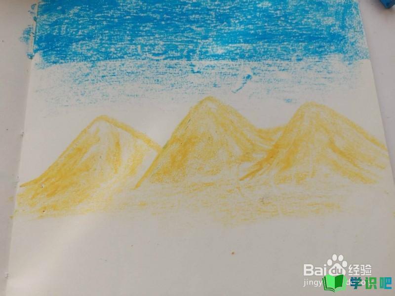 蜡笔画怎么画山水风景？ 第3张