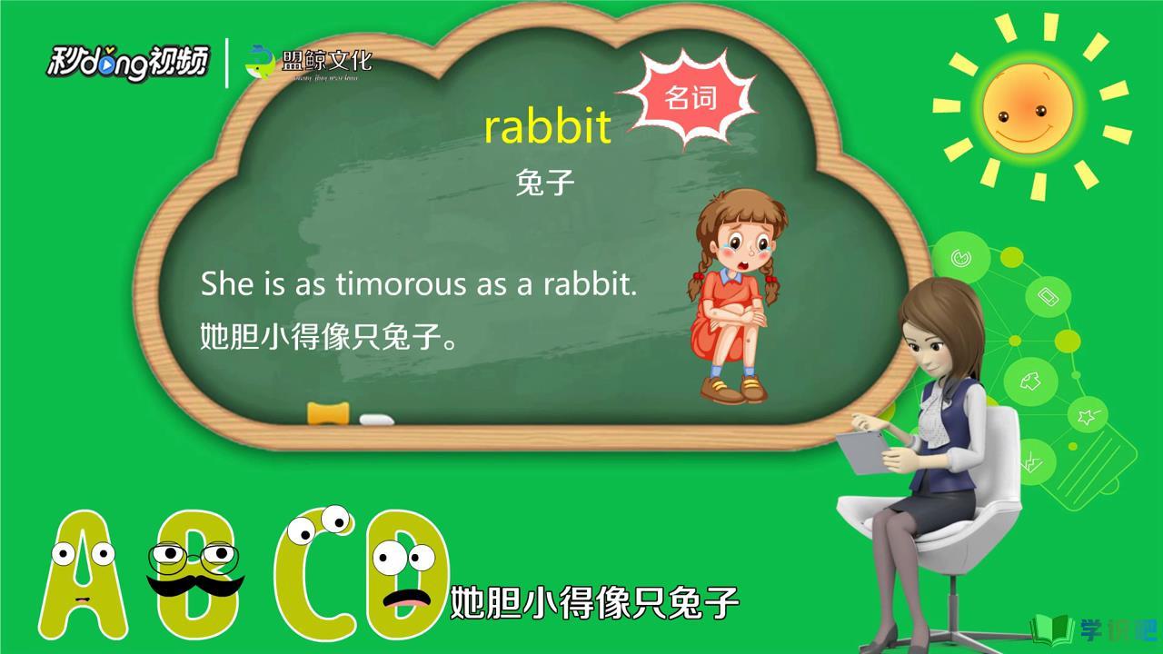 兔子的英语怎么写？ 第3张