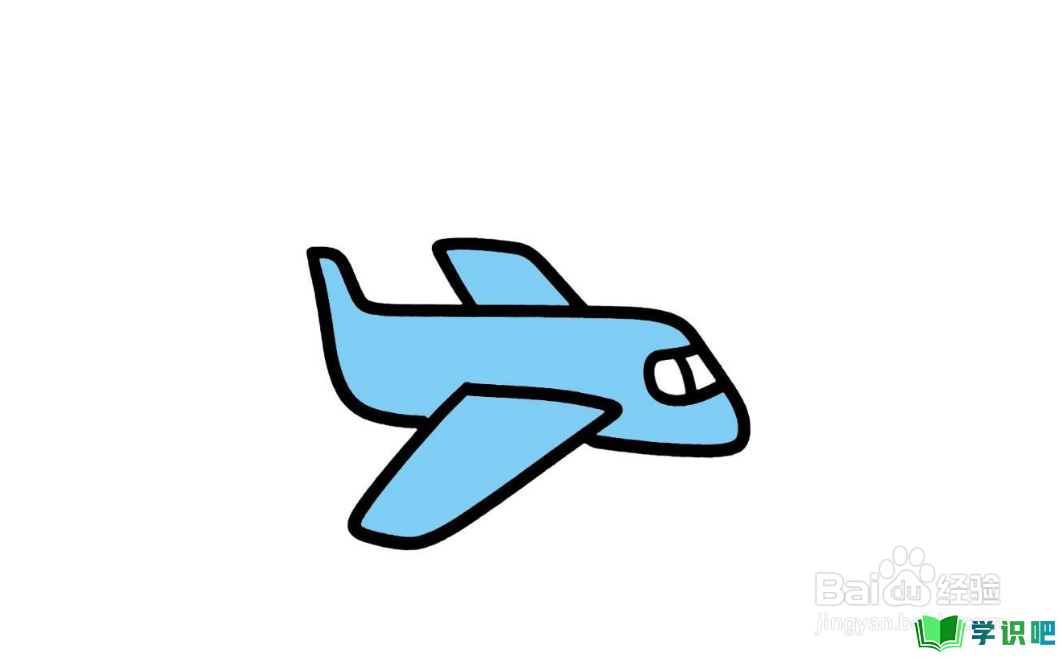 儿童简笔画入门教程飞机怎么画？ 第4张