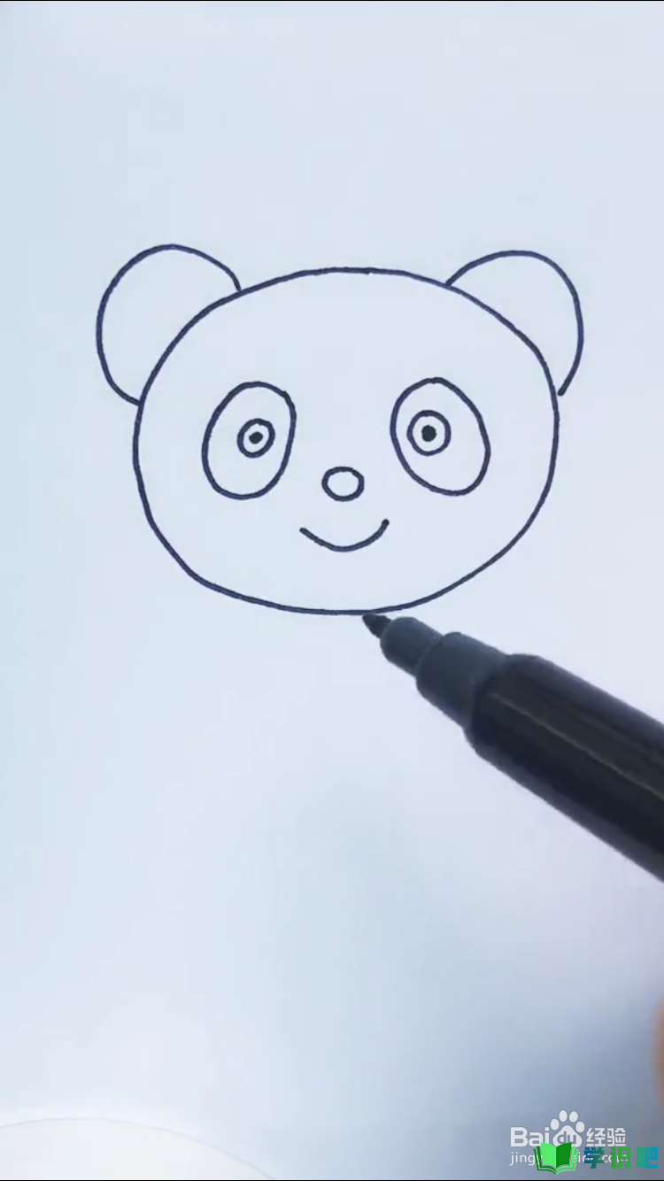 熊猫的简笔画如何画？ 第4张