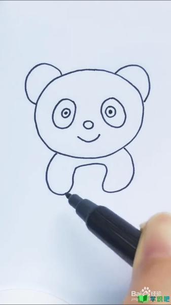 熊猫的简笔画如何画？ 第5张