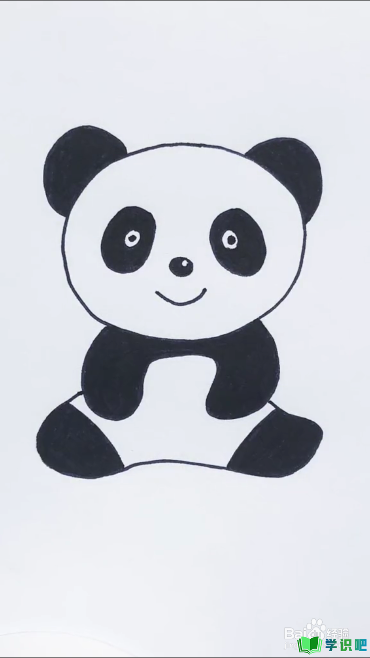 熊猫的简笔画如何画？ 第7张
