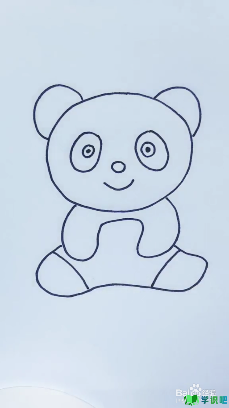熊猫的简笔画如何画？ 第6张