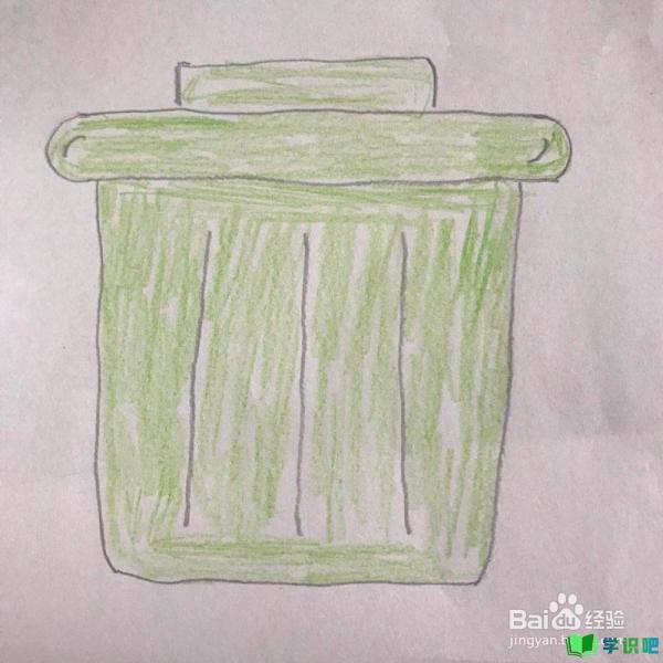 垃圾桶怎么画呢？