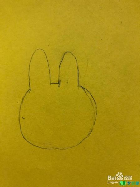 米菲兔的简笔画怎么画？ 第6张