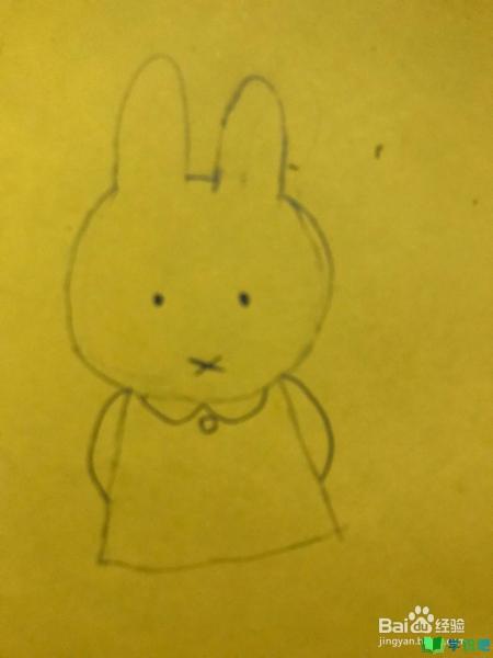 米菲兔的简笔画怎么画？ 第12张
