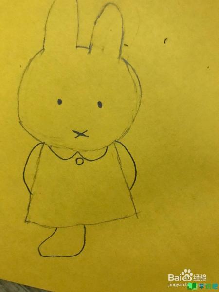米菲兔的简笔画怎么画？ 第13张