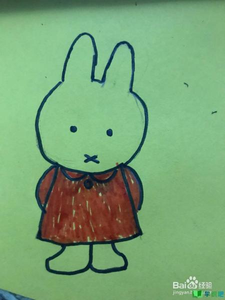 米菲兔的简笔画怎么画？ 第16张